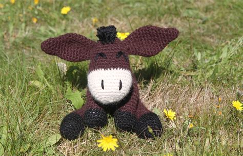 cute crochet donkey  charity  double crochet double