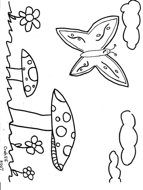 summer day  printable coloring page