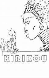 Kirikou Coloriage Colorir Imprimer Coloriages Karaba Sorcière Morningkids sketch template