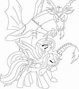 Discord Coloring Pages Pony Little Sisters Deviantart Getcolorings Printable Getdrawings Print sketch template