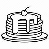 Pancake sketch template