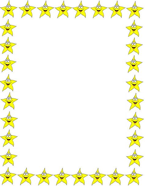 star page borders   star page borders png images