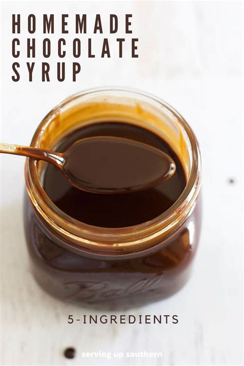 Homemade Chocolate Syrup Easy To Make With Only 4 Ingredients