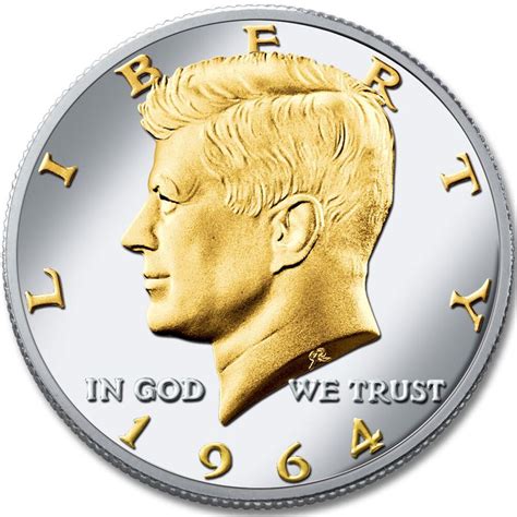 platinum  gold highlighted kennedy  dollar collection