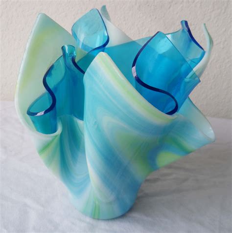 C And J Designs Fused Glass Art Vase Online Store