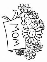 Birthday Mom Coloring Happy Pages Printable Color Kids Recommended sketch template