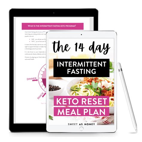 14 Day Intermittent Fasting Keto Meal Plan Ebook Sweetashoney Sah