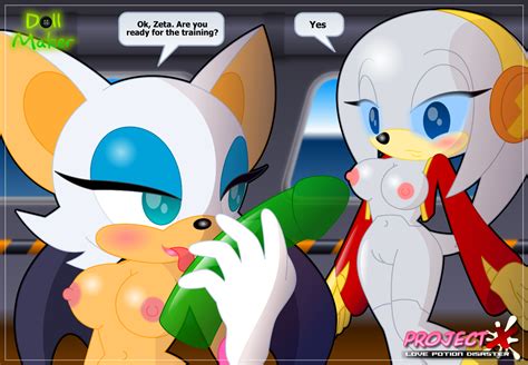 Rule 34 Dollmaker Rouge The Bat Sonic Series Tagme Zeta The Echidna