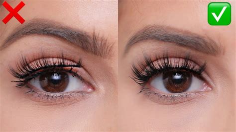 false lashes do s and don ts for beginners youtube