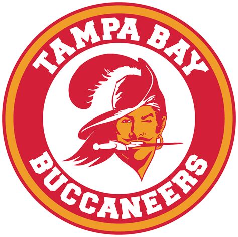tampa bay buccaneers throwback circle logo vinyl decal sticker  siz