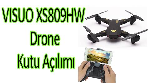 visuo xshw drone kutu acilimi youtube