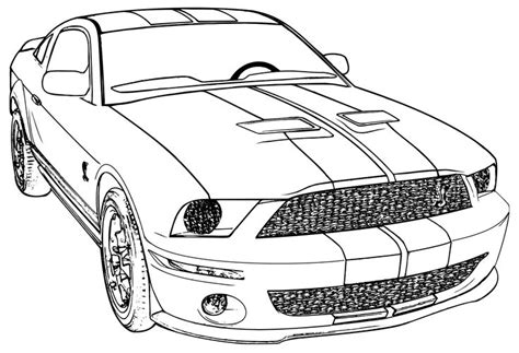 coloring pages   muscle car coloring pages
