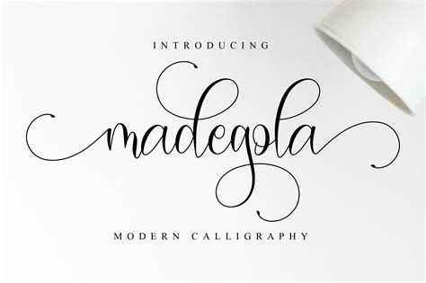 madegola  stunning  enchanting   incredibly modern  versatile script font