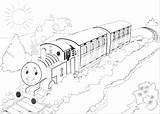 Train Thomas Coloring Pages Printable Print Theme Forget Supplies Don sketch template