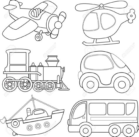 transport coloring pages  kids coloring pages