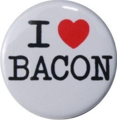 items similar   heart bacon cute   funny buttons nifty nasty buttons  etsy