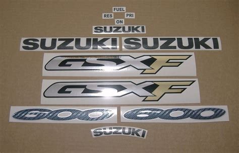suzuki gsx  katana     decals set red version moto stickercom