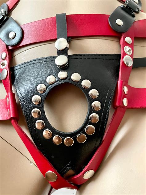 Harness Switch Leather Full Body Harness Leather Strapon Etsy