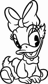 Daisy Duck Coloring Baby Minnie Mouse Pages Drawing Ducks Getdrawings Printable Color Cute Getcolorings sketch template