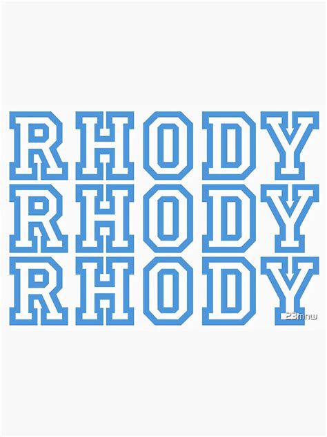 rhody rhody rhody sticker  sale  mnw redbubble