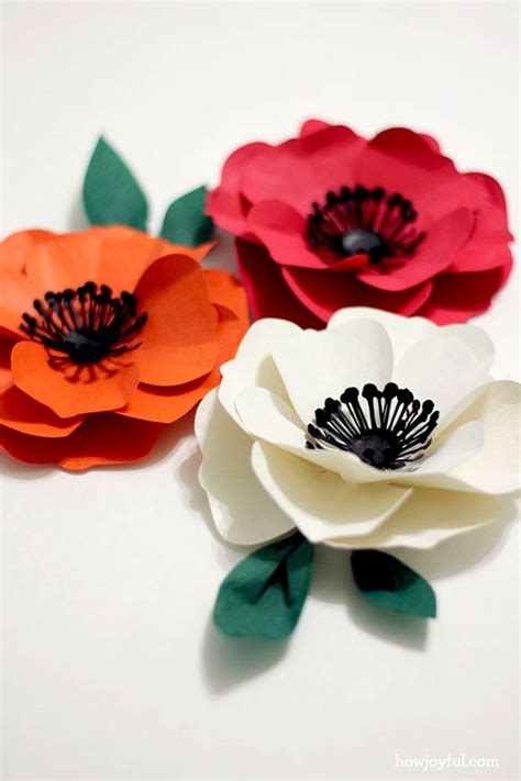 sweet paper poppy flower crafts epc crafts