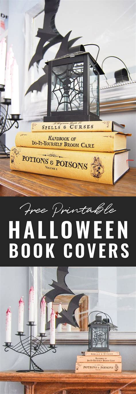 halloween book covers  printable printable halloween