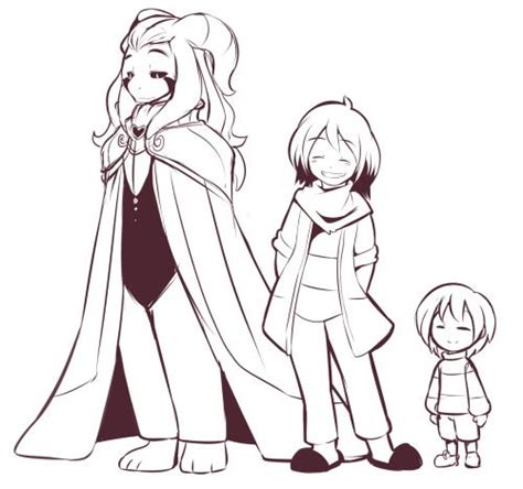 friend wanna see more king asriel and someone suggest i doodle adult frisk too asriel