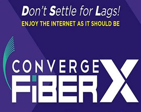 converge fiberx unlimited internet plan