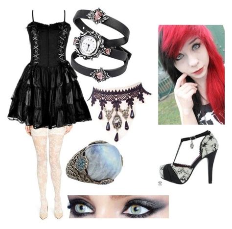 darker side clothes design women outfit accessories