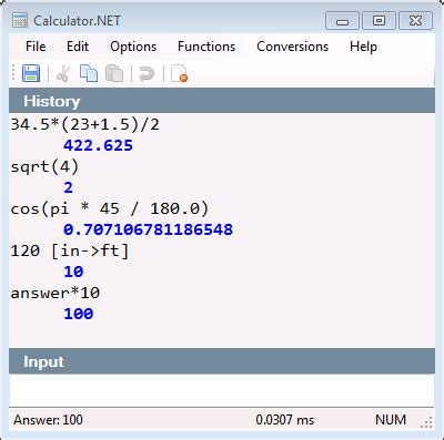 github loresoftcalculator calculatornet calculator  evaluates math expressions