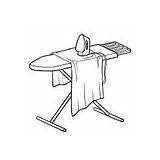 Ironing sketch template