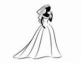 Veil Coloring Wedding Dress Coloringcrew Designlooter 69kb 470px sketch template