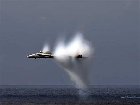 awesome pictures  jets breaking  sound barrier business insider