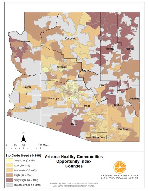 Health Mapping Every Zip Code In Arizona Build Healthy Places Network