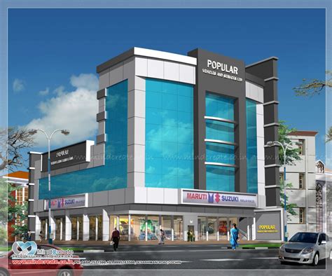 commercial building kerala model home plans