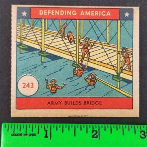 vintage  defending america  card  nice ebay