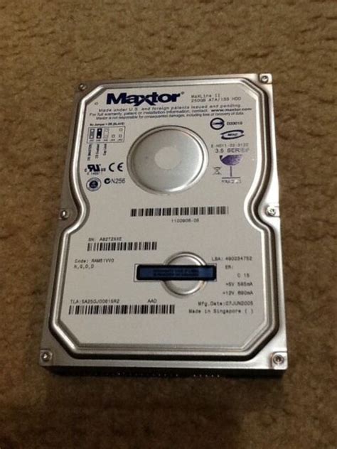 1 used maxtor hard disk drive 250gb untested ebay