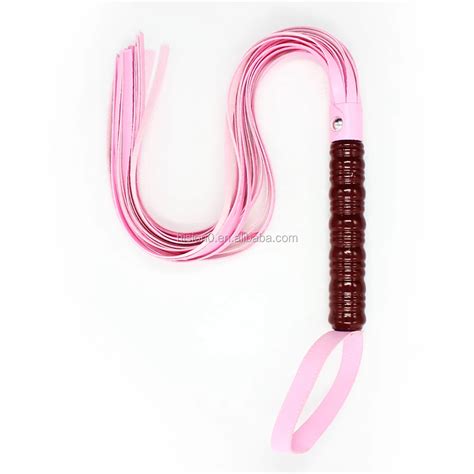 Wholesale Sweet Pink Sex Toys Male Bondage Leather Mini Whip Flirt Sex
