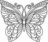 Butterfly Outline Svg Outlines Mandala Print Quilling Template Coloring Para Patterns Drawing Mariposas Paper Embroiderydesigns Cricut Stencil Choose Board  sketch template