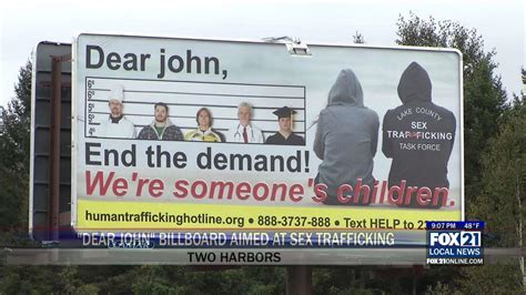Dear John Billboard Aims To Stop Sex Trafficking Fox21online