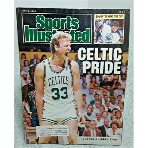Sports Illustrated June 8 1987 Larry Bird Boston Celtics Etsy Larry