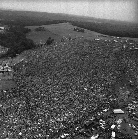 crowds gather at woodstock festival in bethel new york for three