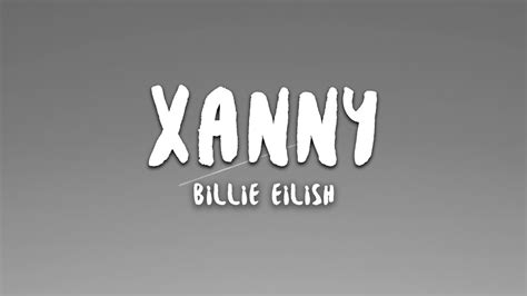 billie eilish xanny lyrics chords chordify