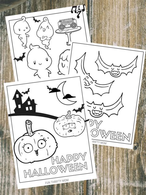 cute  halloween coloring pages fun thrifty mom