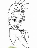 Tiana Colorir Princesa Ausmalbilder Prinzessin Printable Sapo Disneyclips sketch template