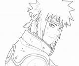 Minato Naruto sketch template