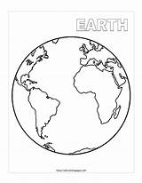 Earth sketch template