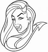 Devil Drawing Girl Lineart Cute Evil Devilish Bg Babe Deviantart Drawings Tattoo Draw Anime Line Sketch Templates Clipartmag Paintingvalley Boy sketch template