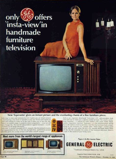 Fascinating Vintage Tv Set Ads From The 1960s To 1970s ~ Vintage Everyday