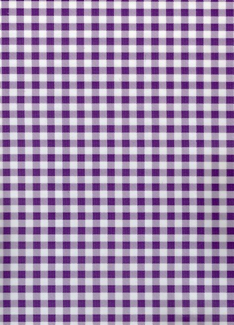 oilcloth polycotton vinyl gingham purple stonemountain